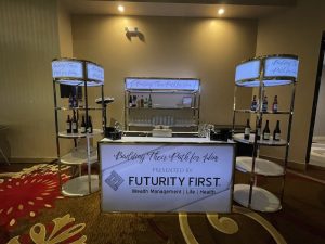 Company logo custom bar