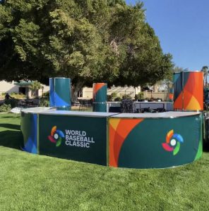 Custom bar design for party activation