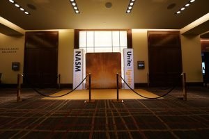 Custom branded glow columns