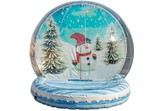 Human Snow Globe