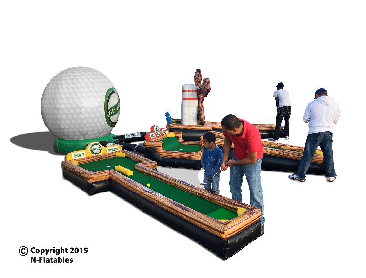3 Hole Inflatable Mini Golf 3 Hole Inflatable Mini Golf