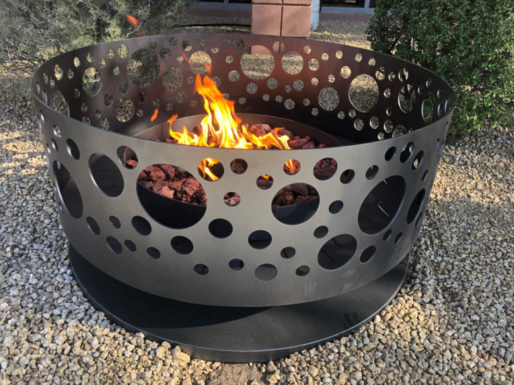 Solfire Fire Pit - Charcoal Color modern fire pit rental