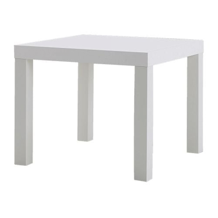 Side Table - Vaseo Cube - White Side Table - Vaseo Cube - White