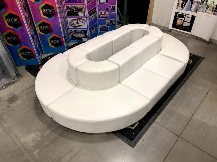 Mondrian - Oval Lounge XL - White Mondrian - Oval Lounge XL - White