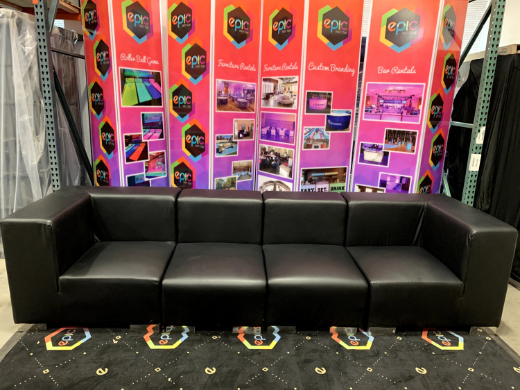 Mondrian - Sofa XL - Black Mondrian - Sofa XL - Black