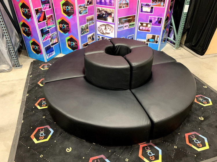 Mondrian - Circular Couch - Black Mondrian - Circular Couch - Black