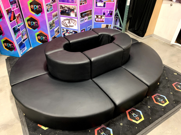 Mondrian - Oval Lounge - Black Mondrian - Oval Lounge - Black