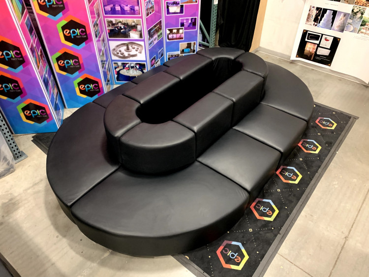 Mondrian - Oval Lounge XL - Black Mondrian - Oval Lounge XL - Black