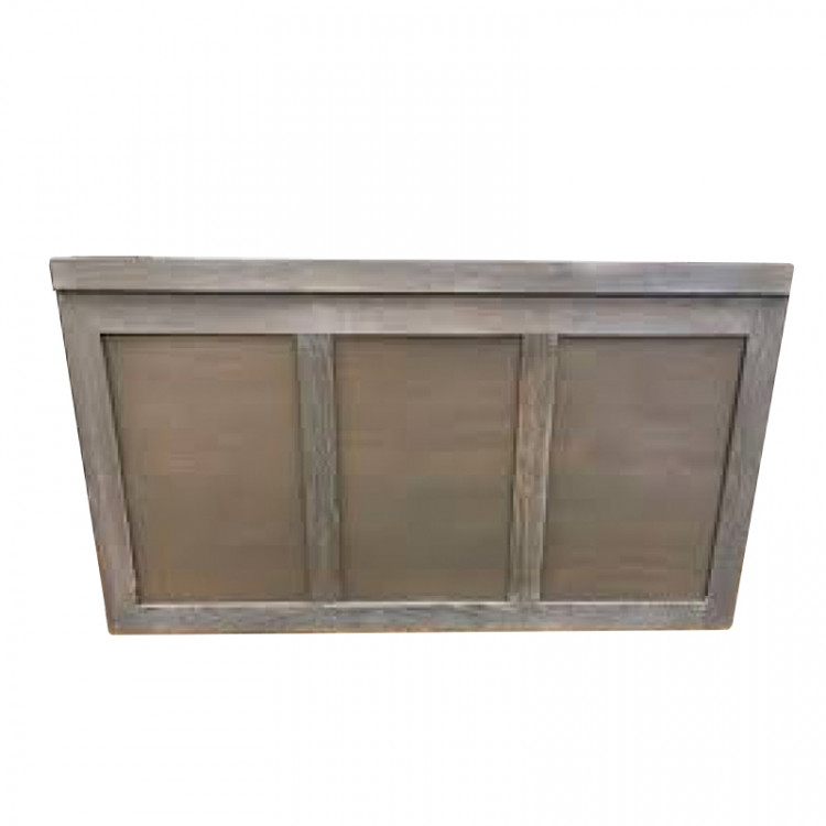 Bar - Brooks 6ft Wood - Gray Wash Bar - Brooks 6ft Wood - Gray Wash