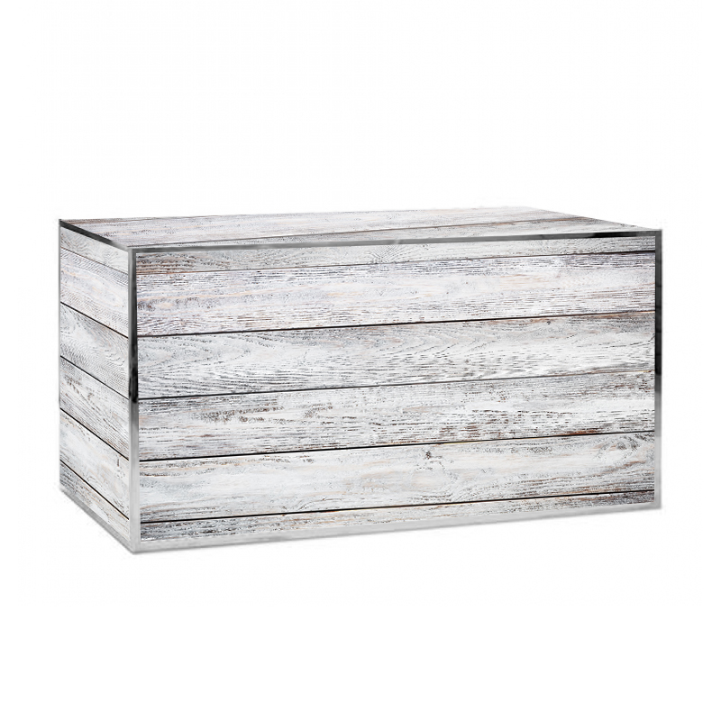 rustic wood bar