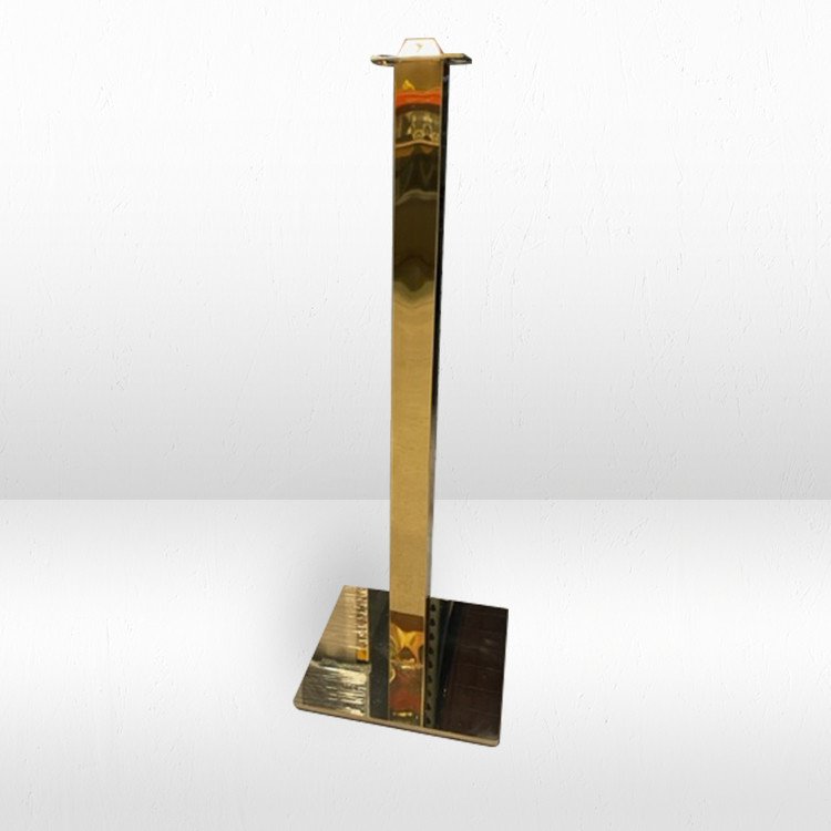 Gold Stanchion - Square Modern