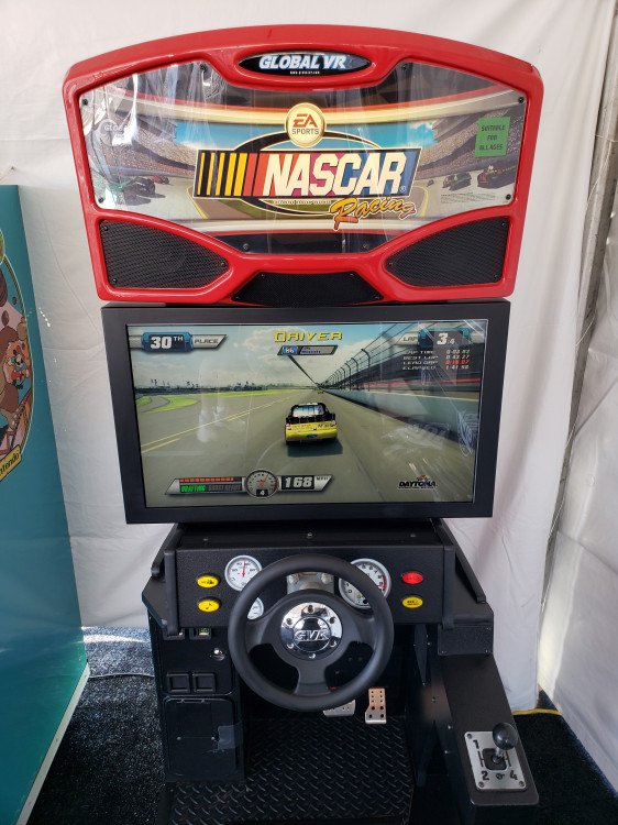 nascar racing arcade machine