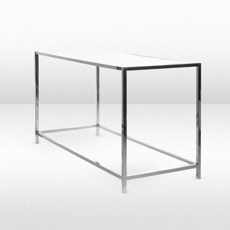 Communal Table - Rivington - Silver Frame