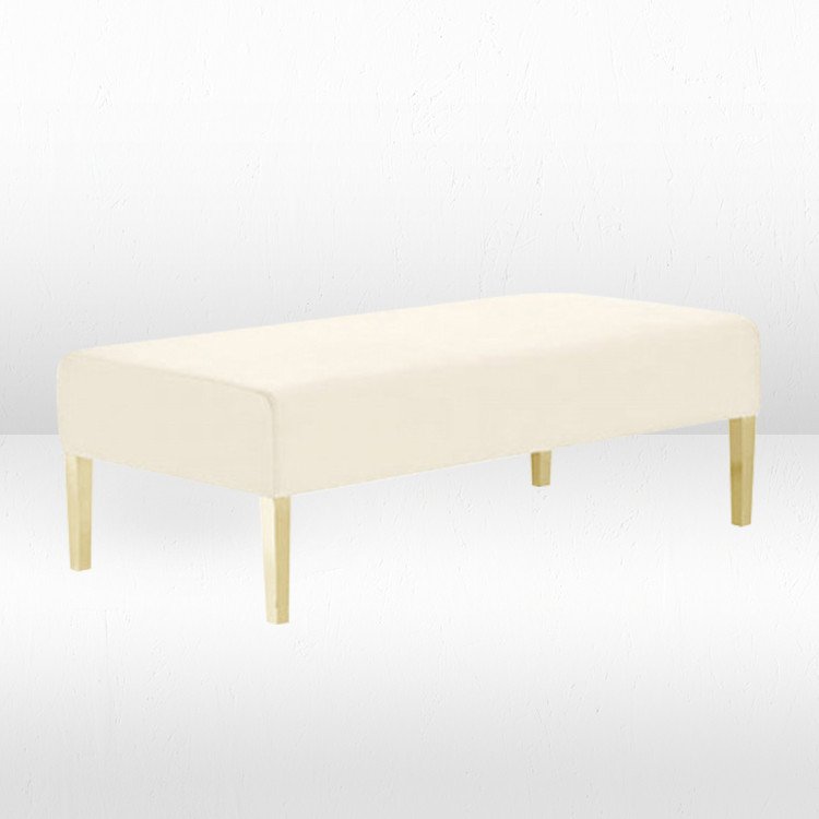 Kincaid Ottoman - 4ft Length - White