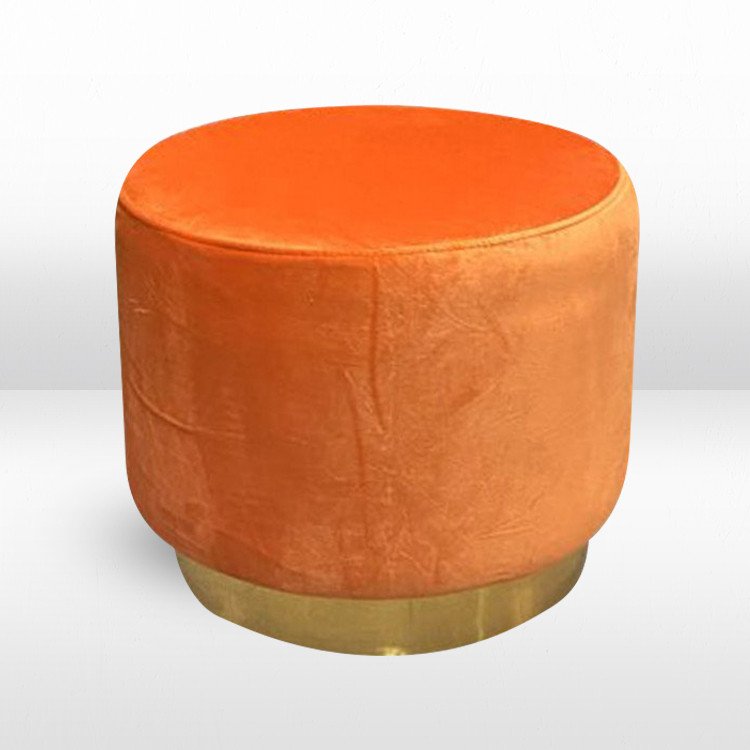 Ottoman - Colette Dot - Rust