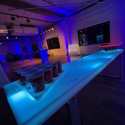 LED Glowing Beer Pong Table | EpicPartyTeam.com Phoenix, AZ