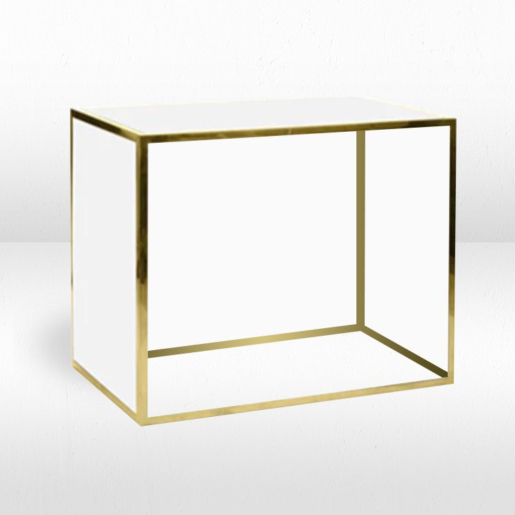 Bar - 4ft Straight Ave - Gold Frame /  Shadowbox