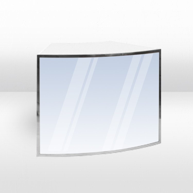 Bar - 1/8 Curve Ave - Silver Frame / Mirror Inserts