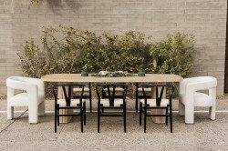 Dining Table - Ash Natural w/ Rounded Corner  Top