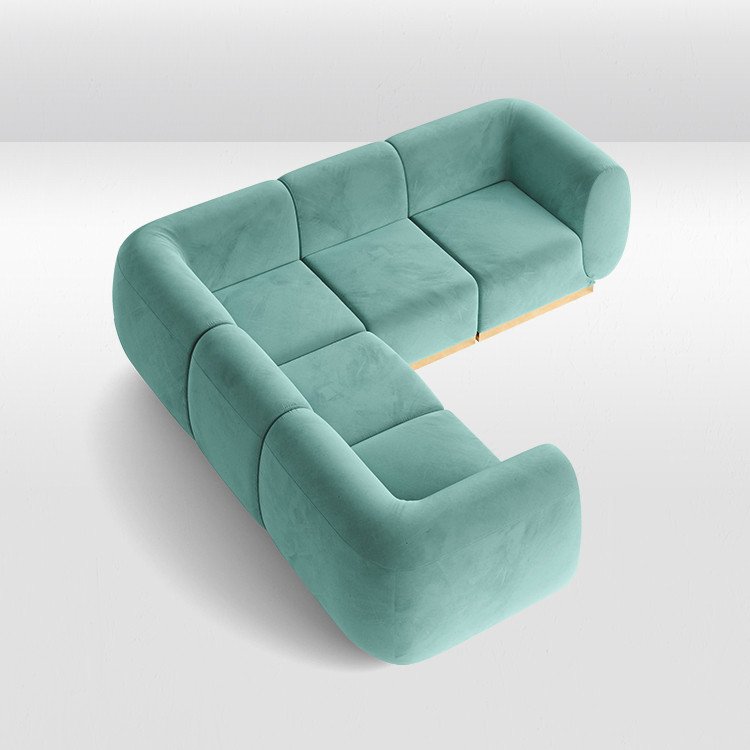 Colette - L Sofa - Tiffany