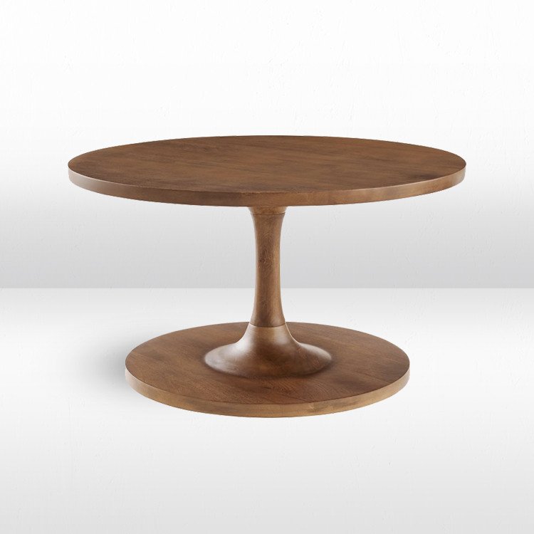 Coffee Table - Lina Round Walnut