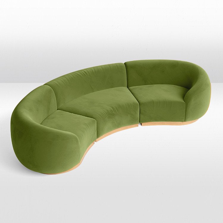 Cascade - Arc Sofa - Moss