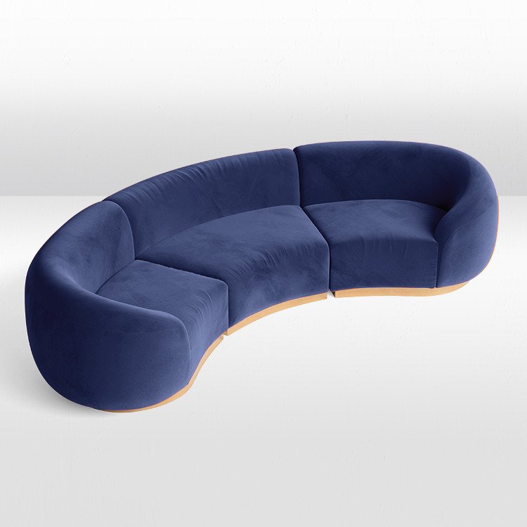 Cascade - Arc Sofa - Sapphire