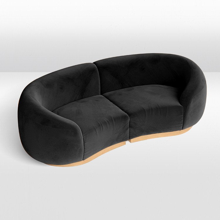 Cascade - Loveseat - Black