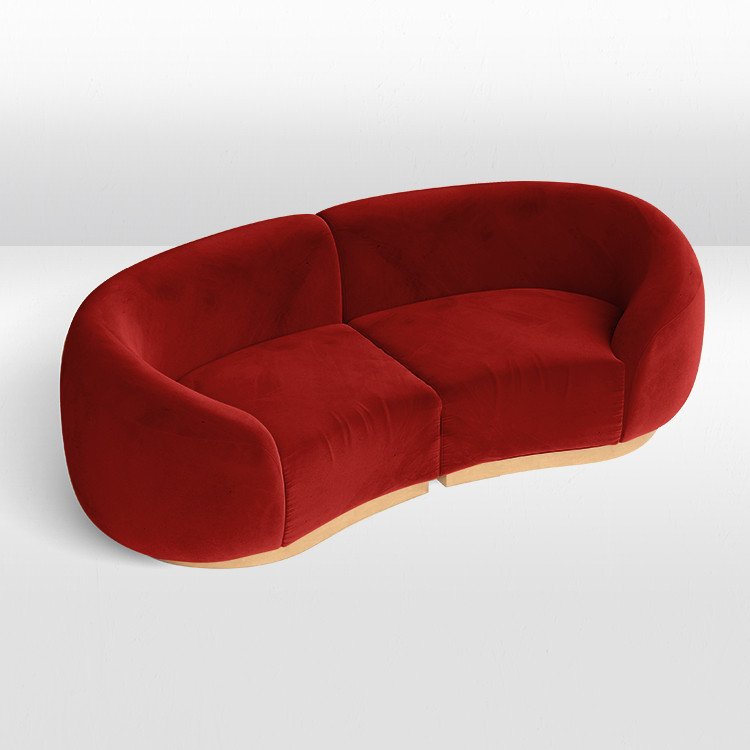 Cascade - Loveseat - Crimson