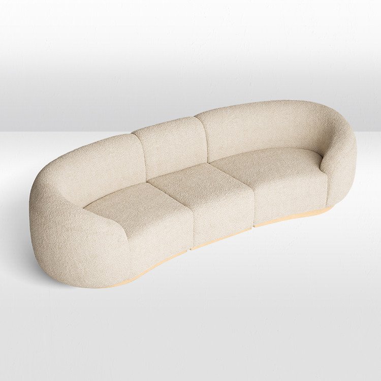 Cascade - Sofa - Ivory BOUCLE