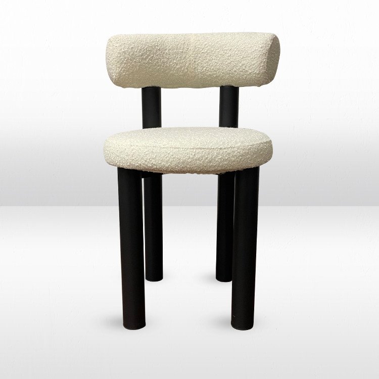 Dining Chair - Ava - Ivory Boucle