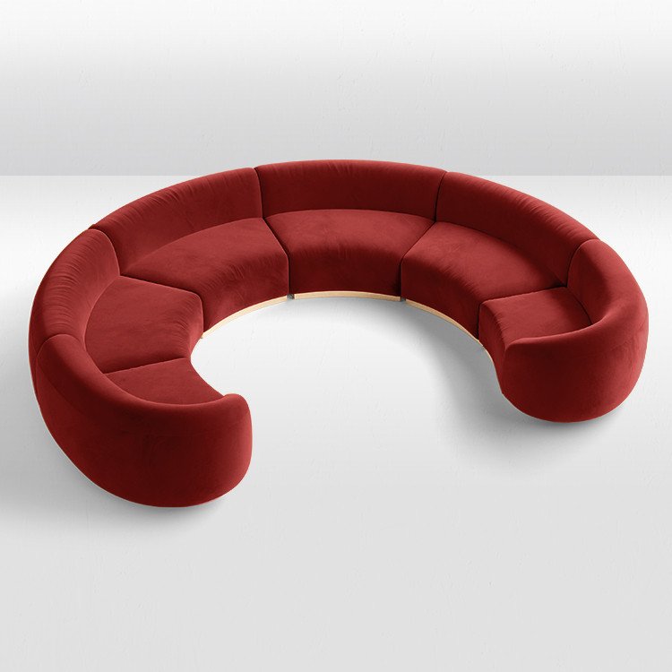 Cascade - Eclipse Sofa - Crimson