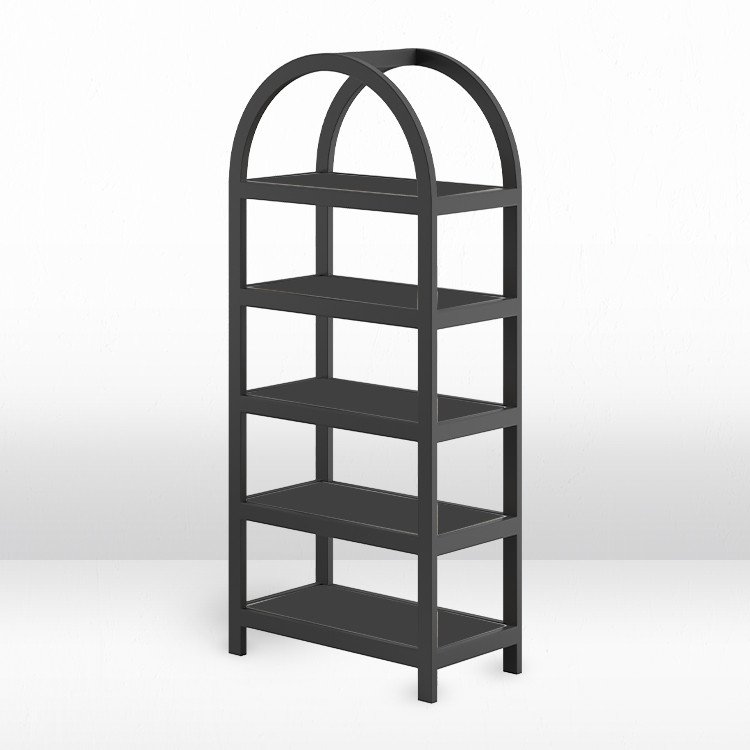 Chandler Barback - Black w/ Black Shelves