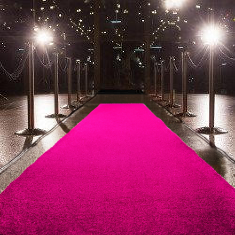 Pink Carpet Runner - 4ft Wide x 25ft Long