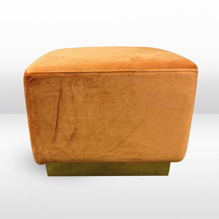 Ottoman - Colette Cube - Caramel