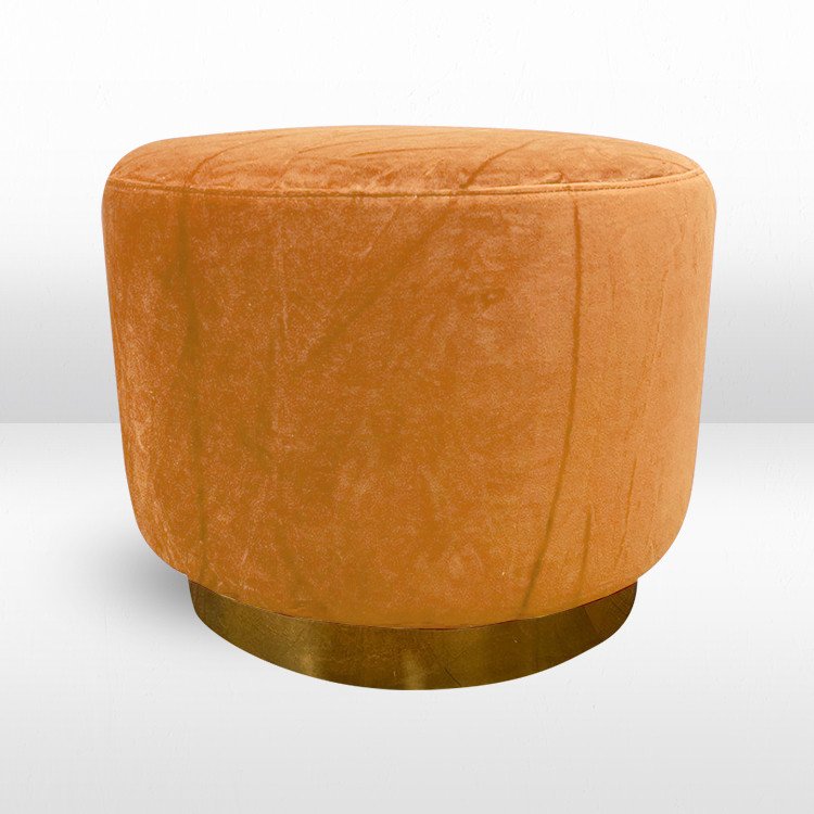 Ottoman - Colette Dot - Caramel