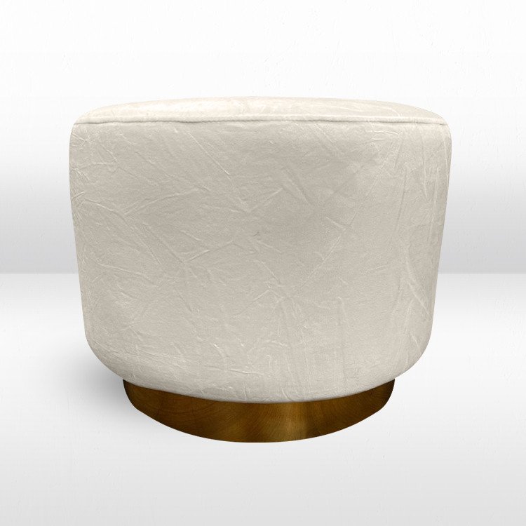 Ottoman - Colette Dot - Ivory