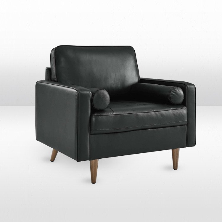 Side Chair - Dylan Black Leather