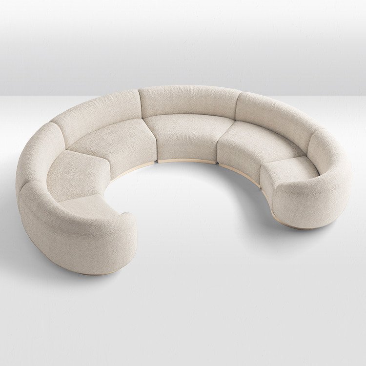 Cascade - Eclipse Sofa - Ivory BOUCLE