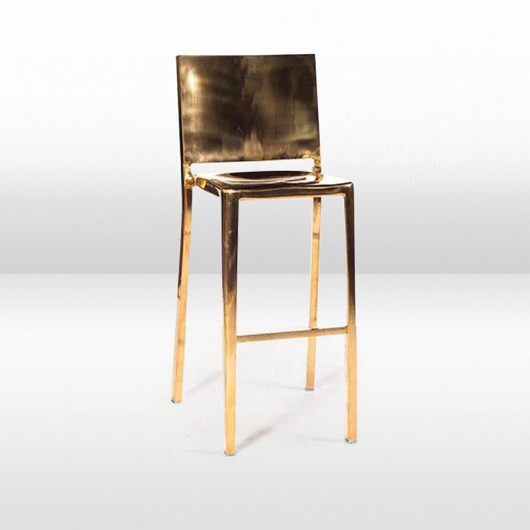 Bar Stool -  Gold Bristol