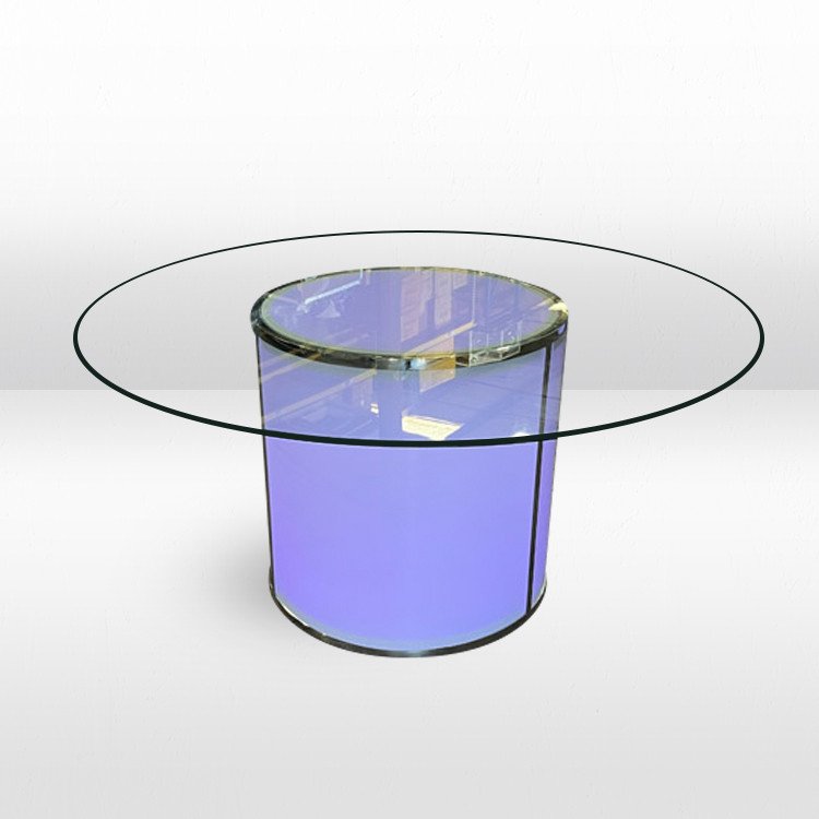 Dining Table - Dexter Round 60in Glass Top