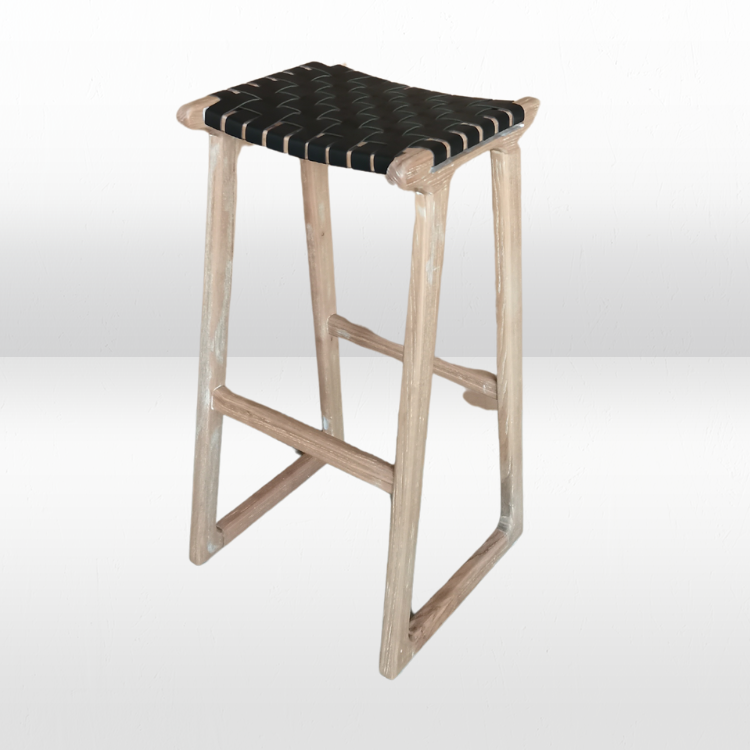 Bar Stool - Charlie Black Weave