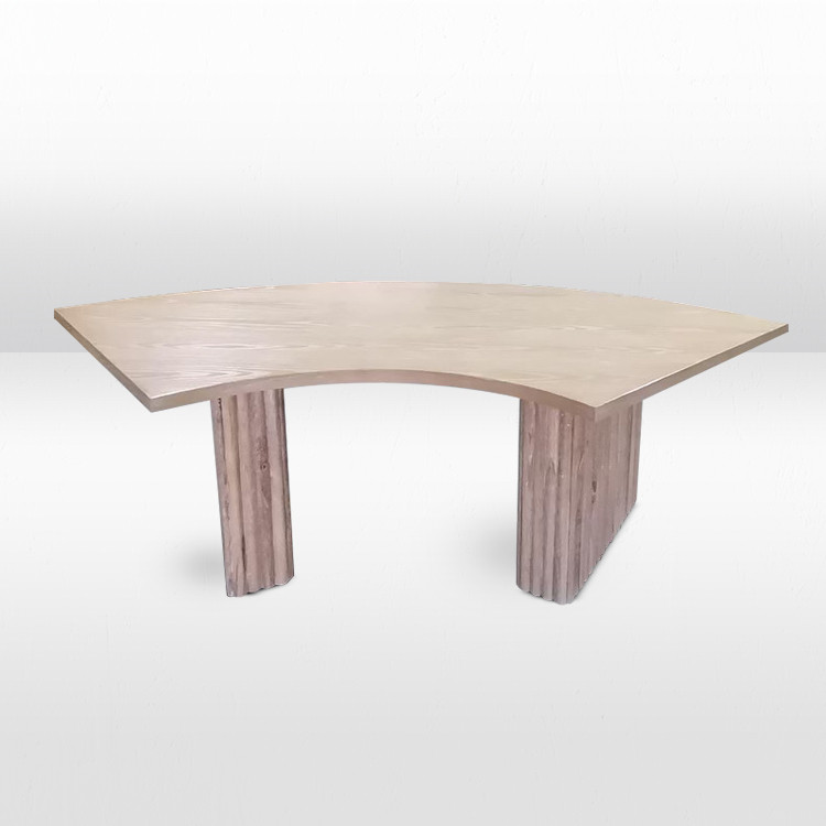 Dining Table - Serpentine Natural Ash