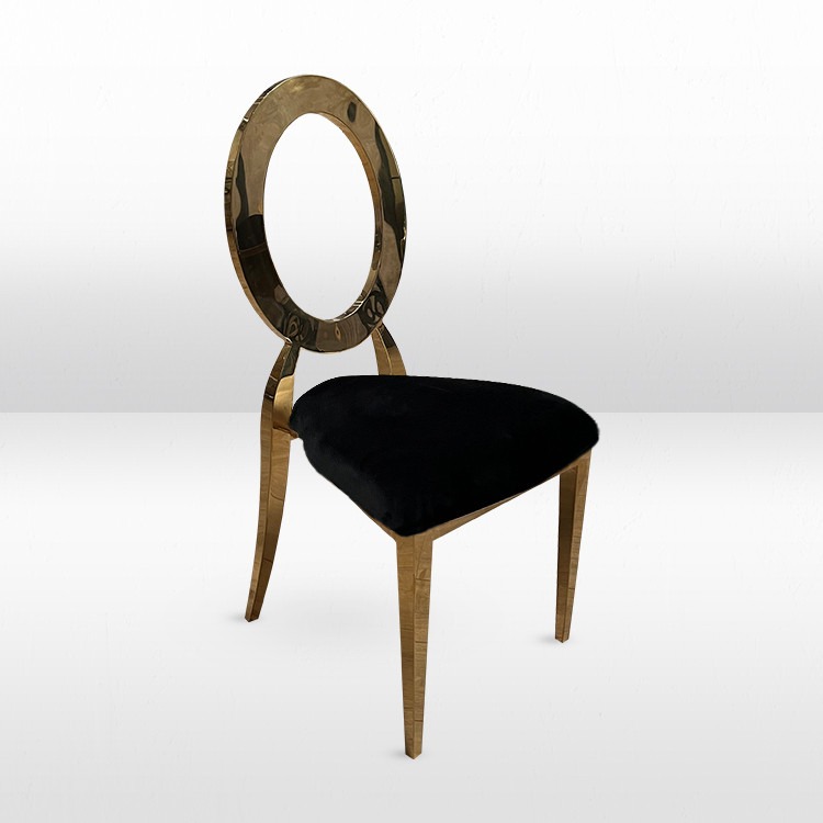 Dining Chair - Halo with Black Pads