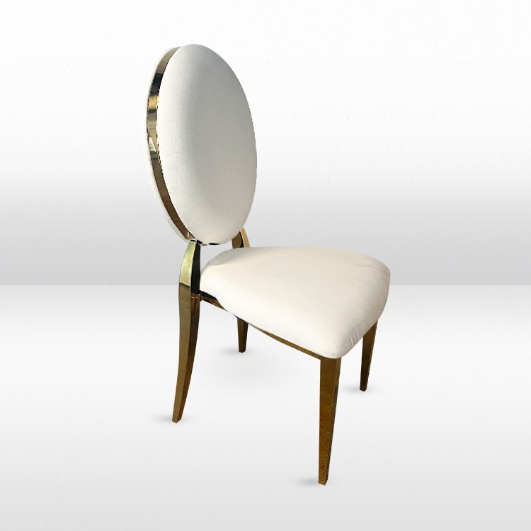 Dining Chair - Garbo with Ivory Pads