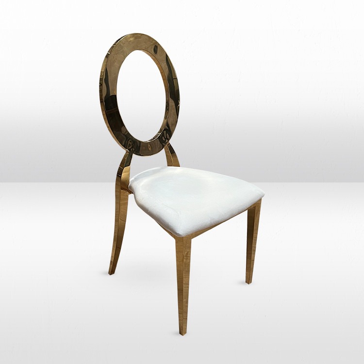 Dining Chair - Halo with Ivory Pads