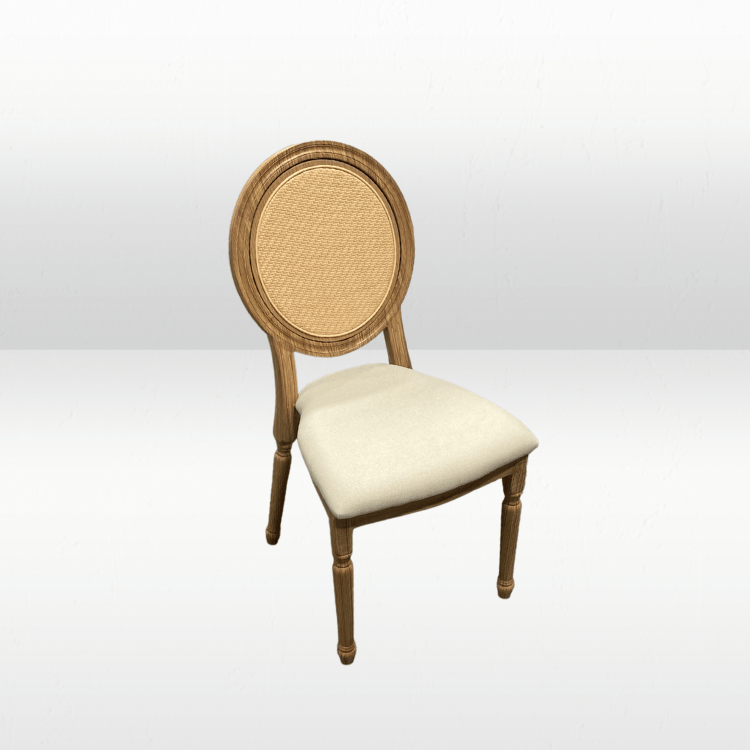 Dining Chair - Winston with Rattan Back