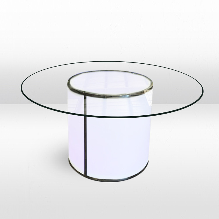 Dining Table - Dexter Round 60in Glass Top