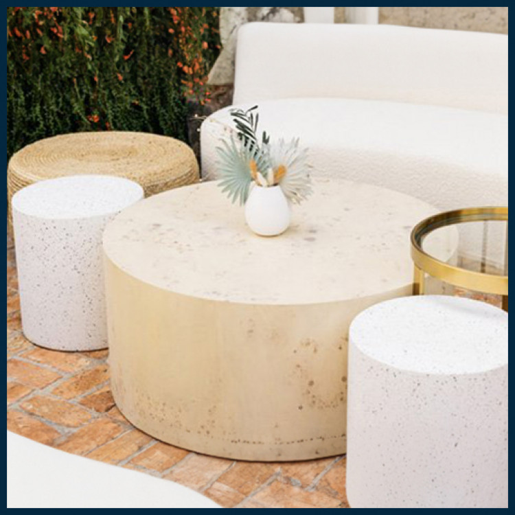 White and gold linen-covered tables at a Scottsdale wedding reception