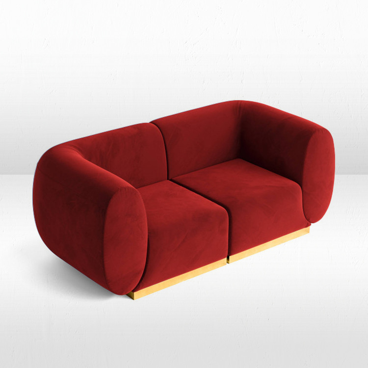 Colette - Loveseat - Crimson